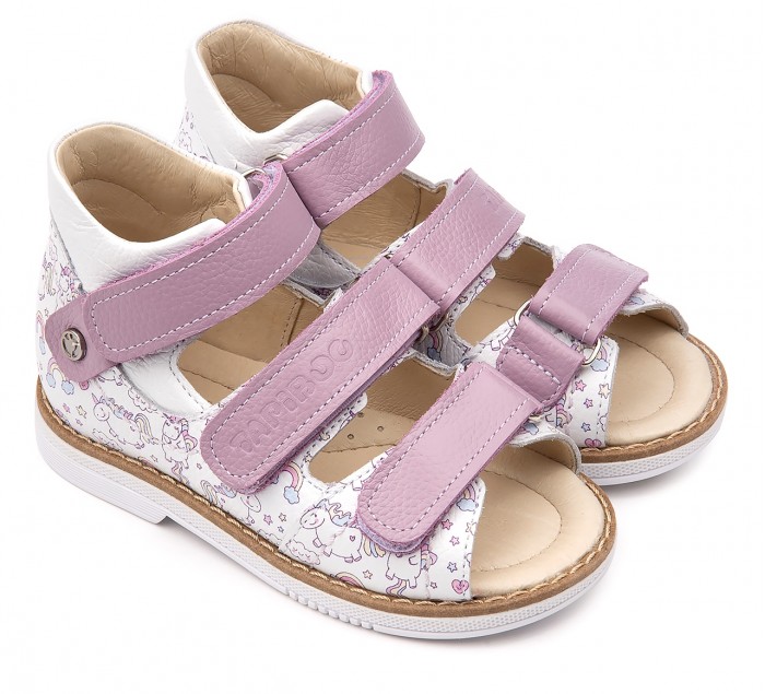 

Сандалии Tapiboo FT-26028.20-OL03O.02 цв.сиреневый/белый/принт р.23, Розовый, 26028.20