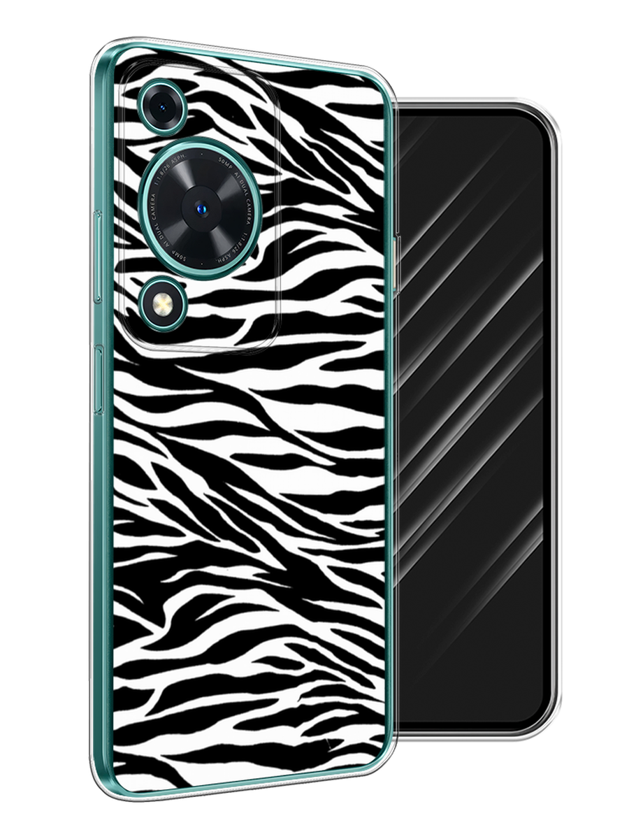 

Чехол Awog на Huawei Nova Y72 "Принт зебра", Белый;серый;черный, 6123650-1