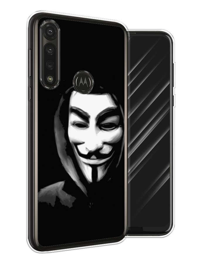 

Чехол Awog на Motorola Moto G Power 2020 "Анонимус", Разноцветный, 242650-5