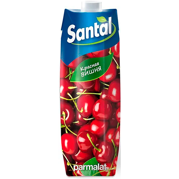 Напиток сокосодержащий Santal красная вишня, 1 л