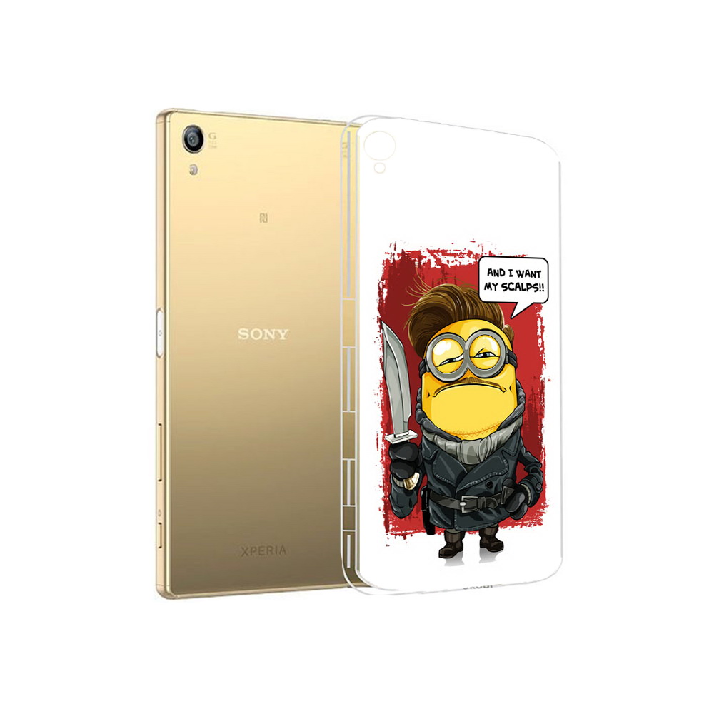 

Чехол MyPads Tocco для Sony Xperia Z5 Premium миньон убийца (PT23243.222.477), Прозрачный, Tocco