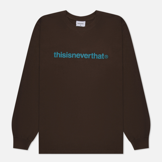 

Мужской лонгслив thisisneverthat Print T-Logo коричневый, Размер XL, Print T-Logo