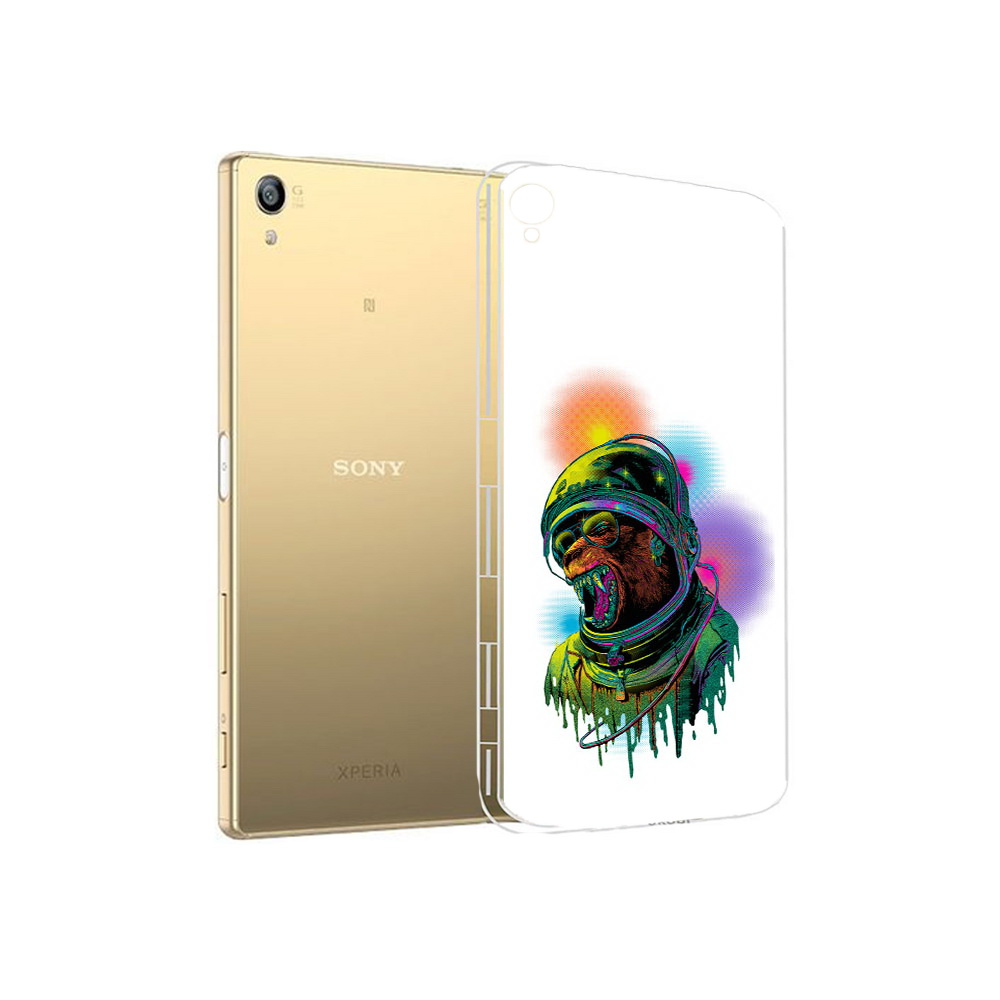 

Чехол MyPads Tocco для Sony Xperia Z5 Premium медведь космонавт (PT23243.222.466), Прозрачный, Tocco