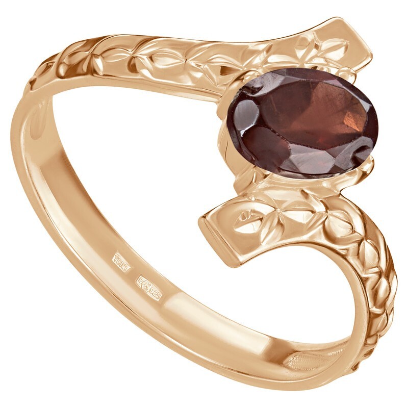 

Кольцо из серебра с гранатом р.22,5 LAZURIT-ONLINE 805203, 805203