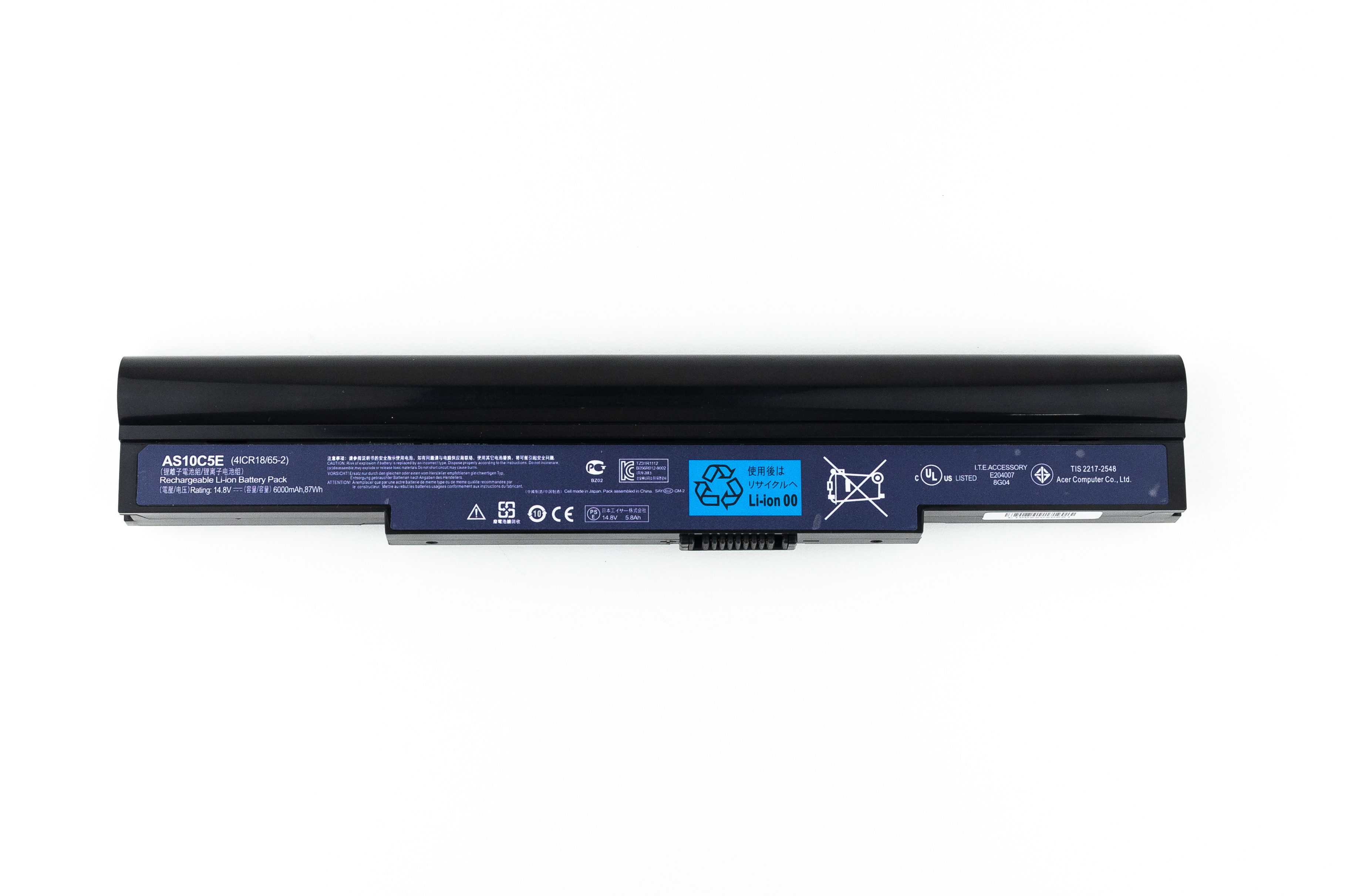 

Аккумулятор для ноутбука Acer 5943 8943 (14.8V 4400mAh) ORG AS10C5E AS10C7E BT.00805.015