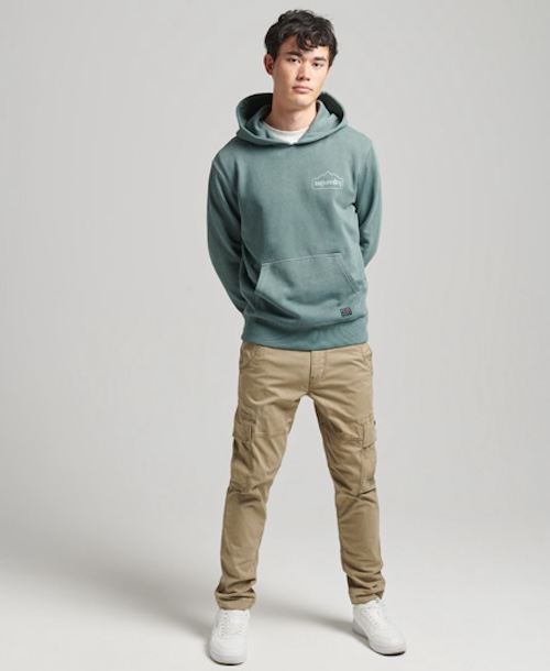 

Худи мужское Superdry M2011972A зеленое S, Зеленый, M2011972A