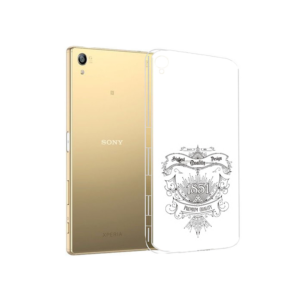 

Чехол MyPads Tocco для Sony Xperia Z5 Premium логотип 1851 год (PT23243.222.444), Прозрачный, Tocco