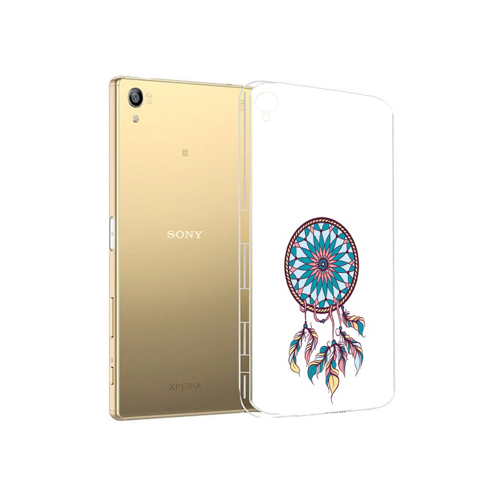 

Чехол MyPads Tocco для Sony Xperia Z5 Premium ловец снов синий (PT23243.222.443), Прозрачный, Tocco