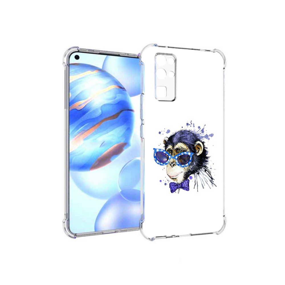 

Чехол MyPads Tocco для Honor 30 акварельная обезьяна (PT147988.19.216), Прозрачный, Tocco
