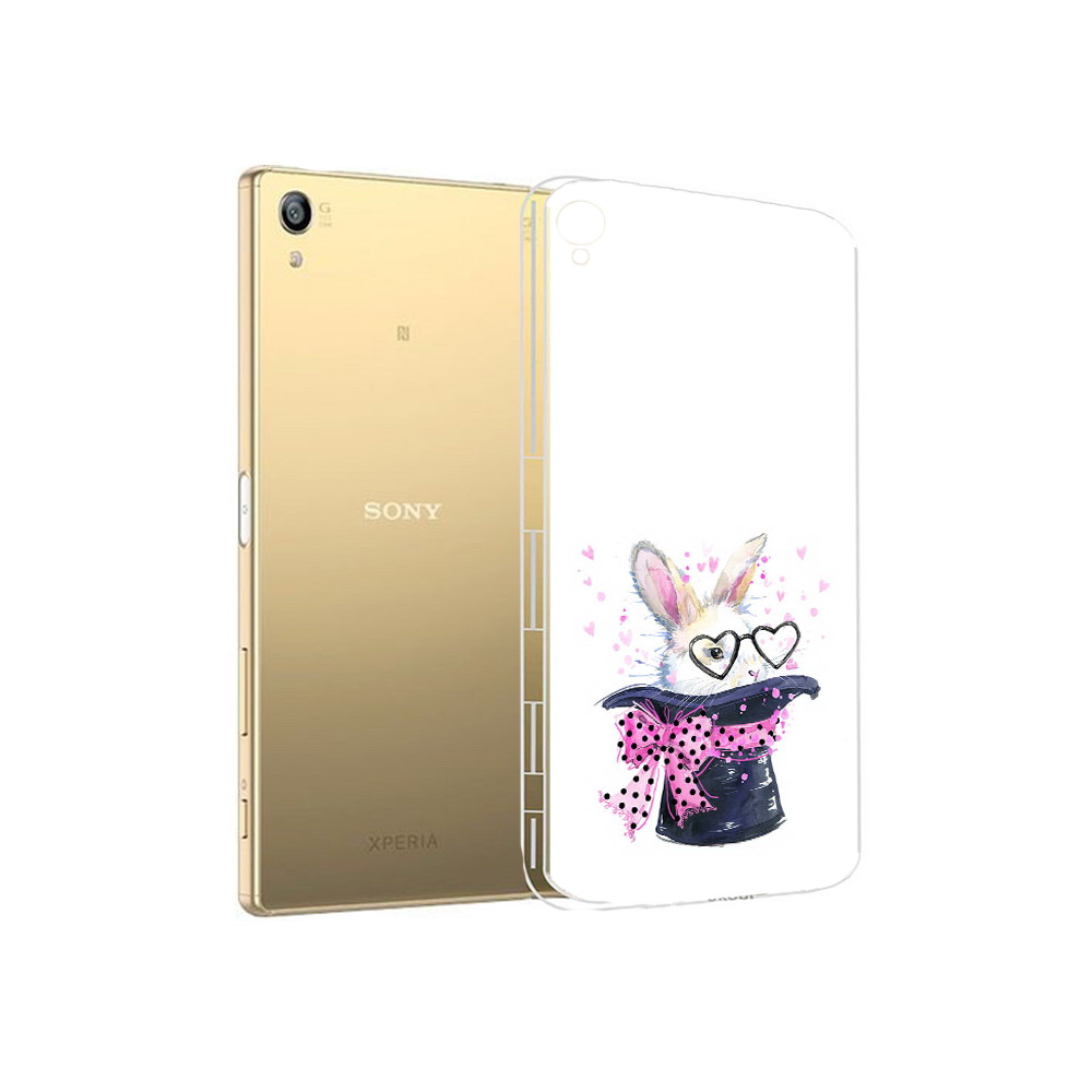 Чехол MyPads Tocco для Sony Xperia Z5 Premium кролик в шляпе (PT23243.222.418)