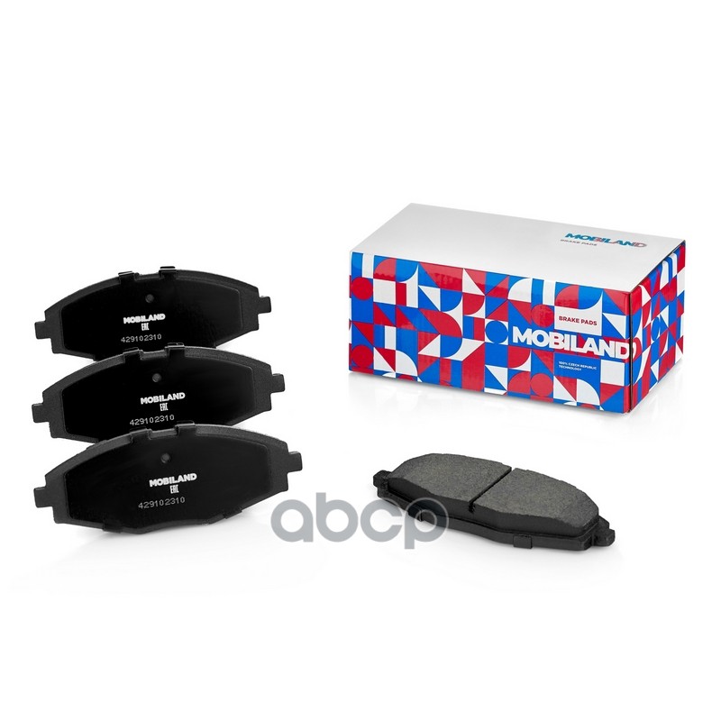 

Колодки дисковые передние\ Daewoo Matiz 0.8 98 1шт MOBILAND 429102310 429102310