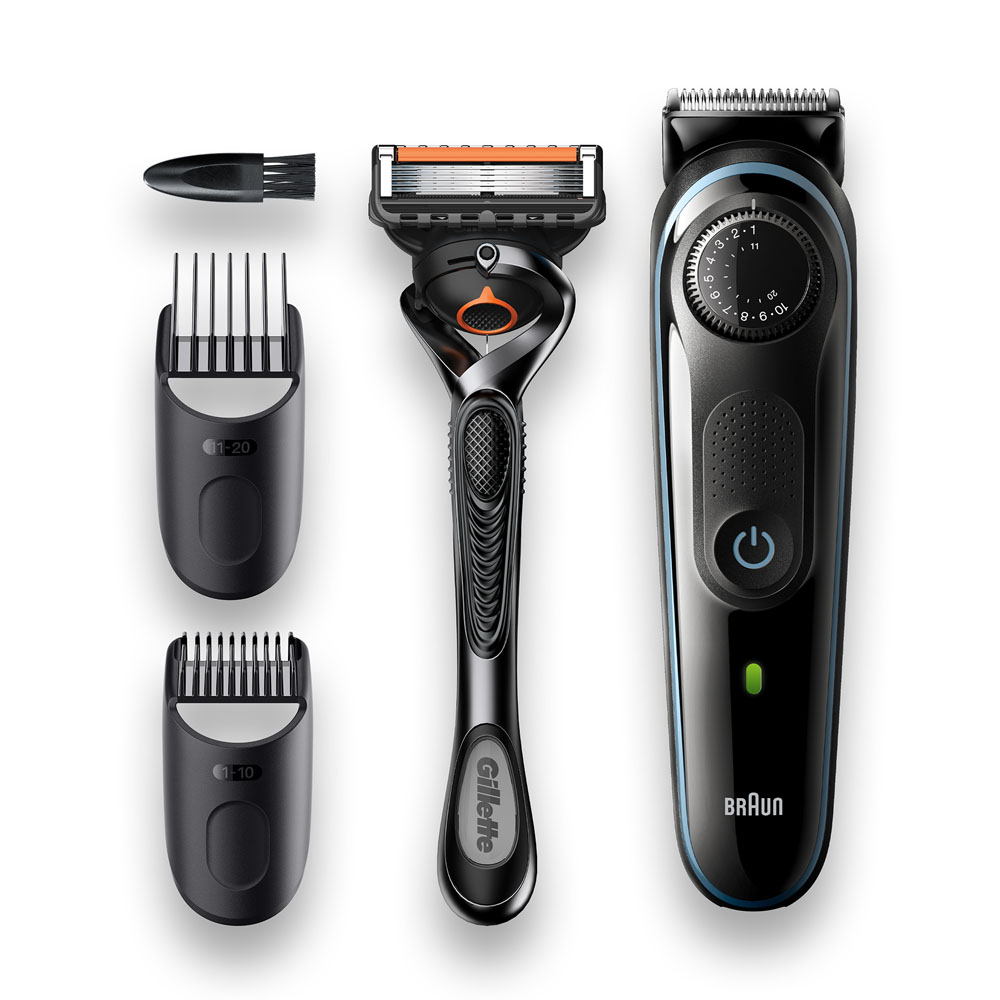 

Триммер Braun BT5340 черный, голубой, BT5340