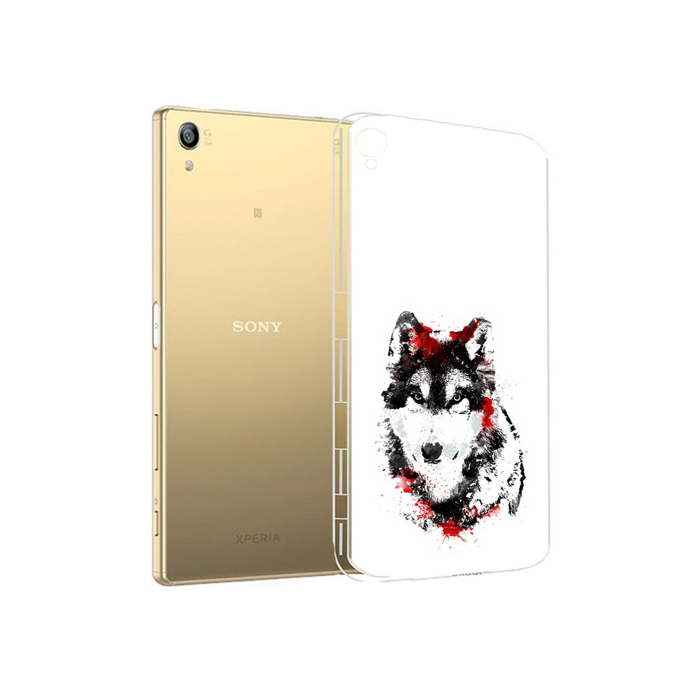 

Чехол MyPads Tocco для Sony Xperia Z5 Premium кровавый волк (PT23243.222.416), Прозрачный, Tocco