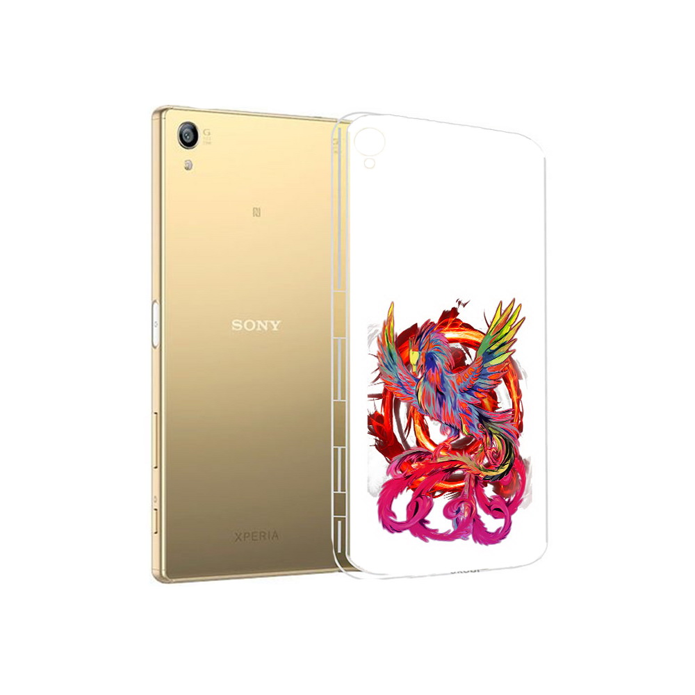 

Чехол MyPads Tocco для Sony Xperia Z5 Premium красочный феникс (PT23243.222.414), Прозрачный, Tocco
