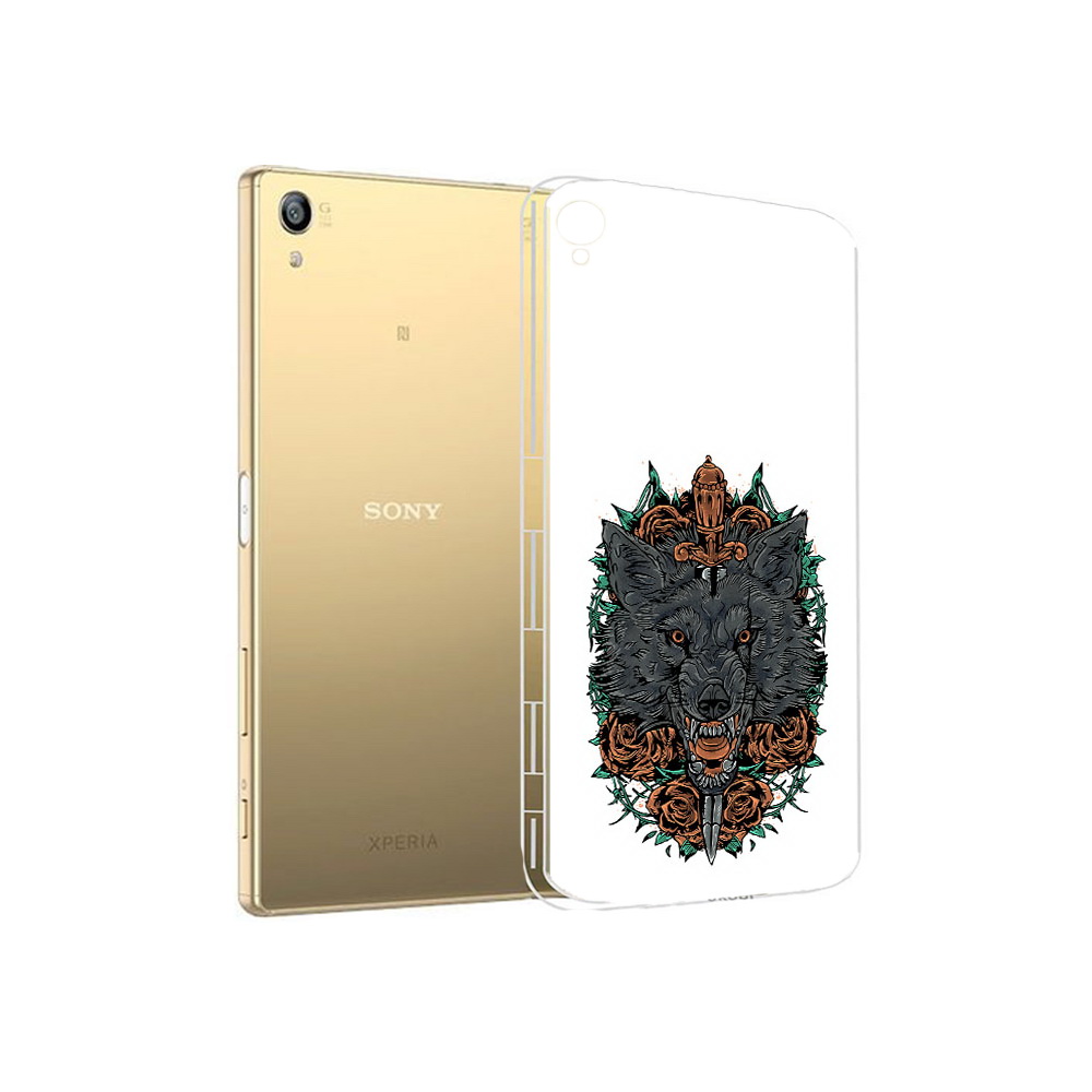 

Чехол MyPads Tocco для Sony Xperia Z5 Premium красивый злой волк (PT23243.222.409), Прозрачный, Tocco