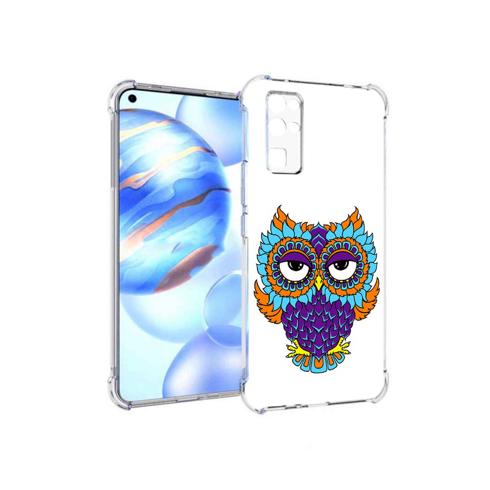 

Чехол MyPads Tocco для Honor 30 Цветная сова (PT147988.19.198), Прозрачный, Tocco