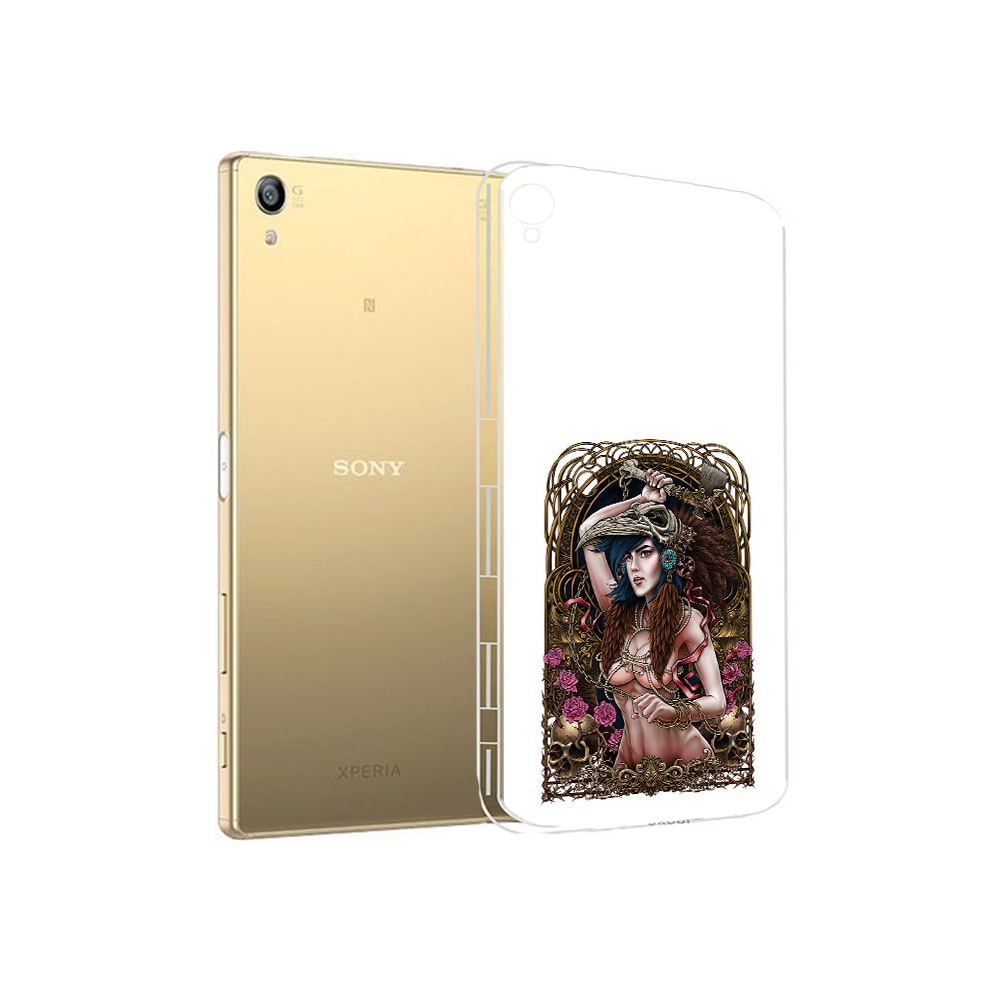 

Чехол MyPads Tocco для Sony Xperia Z5 Premium красивая девушка рисунок (PT23243.222.407), Прозрачный, Tocco