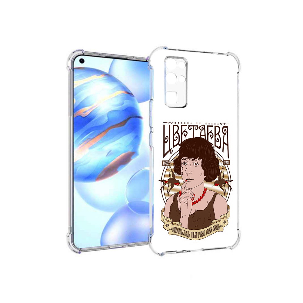 

Чехол MyPads Tocco для Honor 30 Цветаева (PT147988.19.197), Прозрачный, Tocco