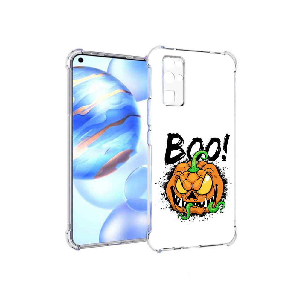 

Чехол MyPads Tocco для Honor 30 Хэллоуин бу (PT147988.19.193), Прозрачный, Tocco