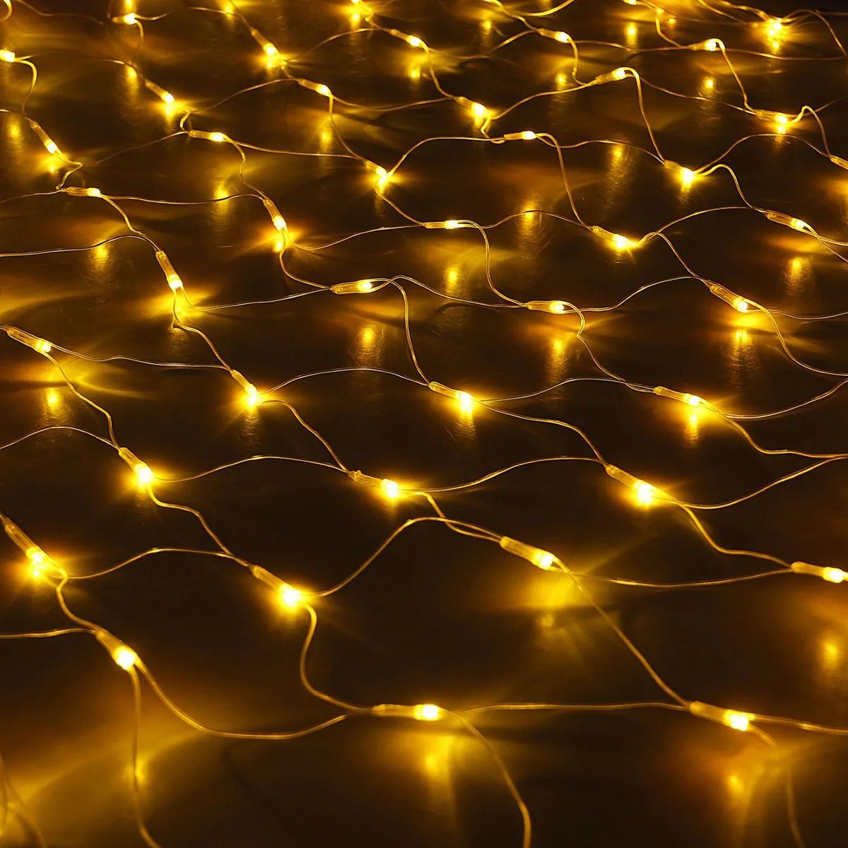 

Световая сетка Led Magic гирлянда-сетка3х2желтый 3x2 м желтый, Электрическая новогодняя светодиодная гирлянда-сетка 3х2 м, желтый свет.