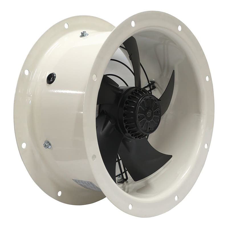 Осевой вентилятор Ровен на фланцах Axial fans with tube Ровен YWF(K)4E-400-ZT with tube