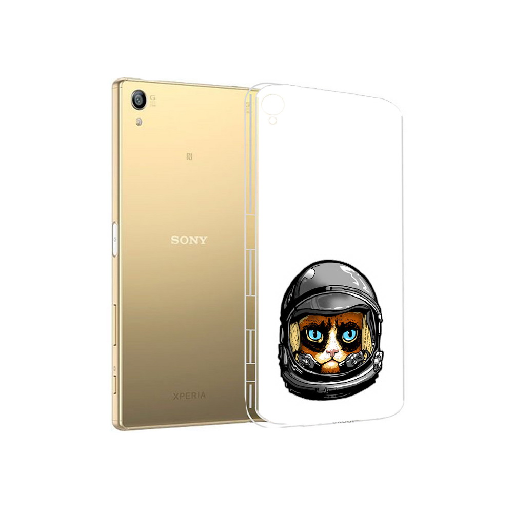 

Чехол MyPads Tocco для Sony Xperia Z5 Premium кот космонавт (PT23243.222.400), Прозрачный, Tocco