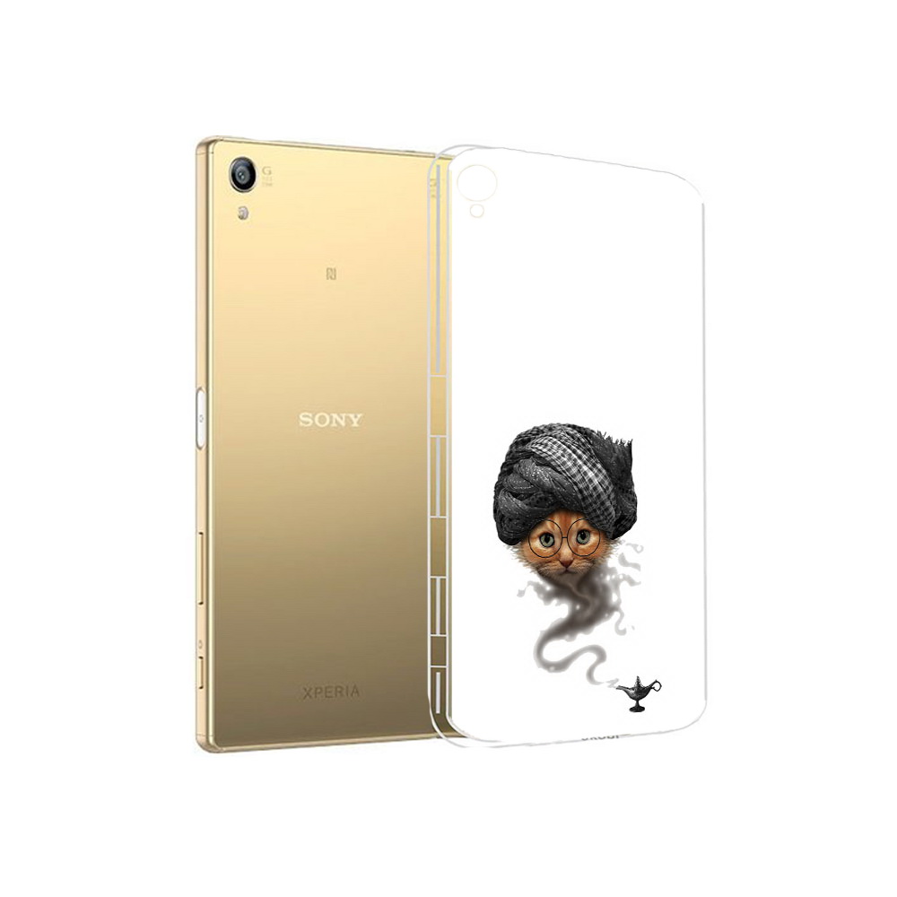 фото Чехол mypads tocco для sony xperia z5 premium кот джин (pt23243.222.398)