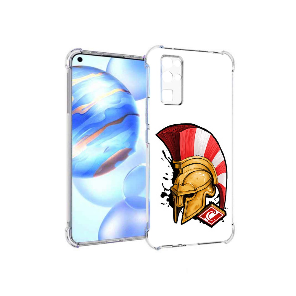 

Чехол MyPads Tocco для Honor 30 ФК спартак шлем (PT147988.19.185), Прозрачный, Tocco