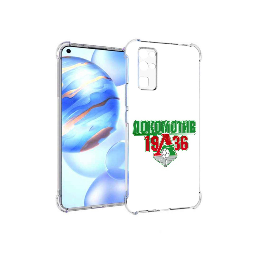 

Чехол MyPads Tocco для Honor 30 ФК локомотив 1936 (PT147988.19.182), Прозрачный, Tocco