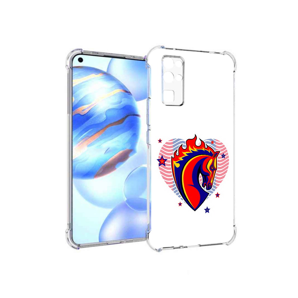 

Чехол MyPads Tocco для Honor 30 ФК ЦСЛ Лошадь (PT147988.19.180), Прозрачный, Tocco