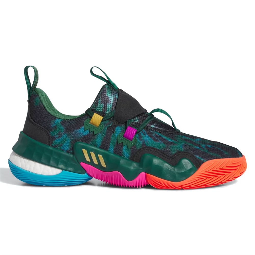 Спортивные кроссовки мужские Adidas Trae Young зеленые 9.5 UK