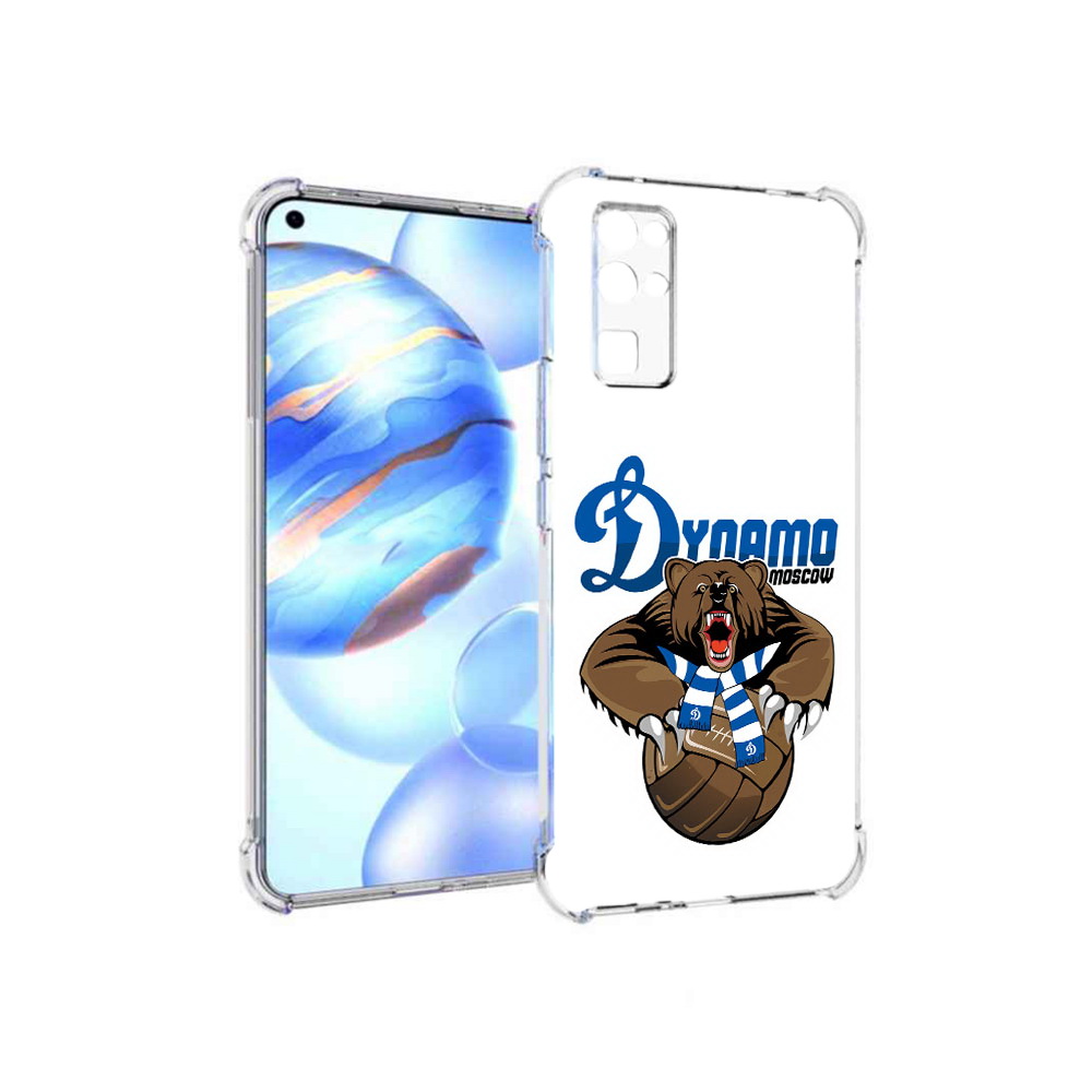 

Чехол MyPads Tocco для Honor 30 ФК Динамо медведь (PT147988.19.175), Прозрачный, Tocco