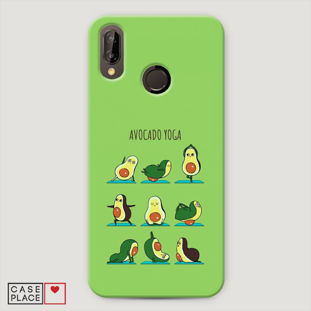 

Чехол Awog "Авокадо йога" для Huawei P20 Lite, 64420-7