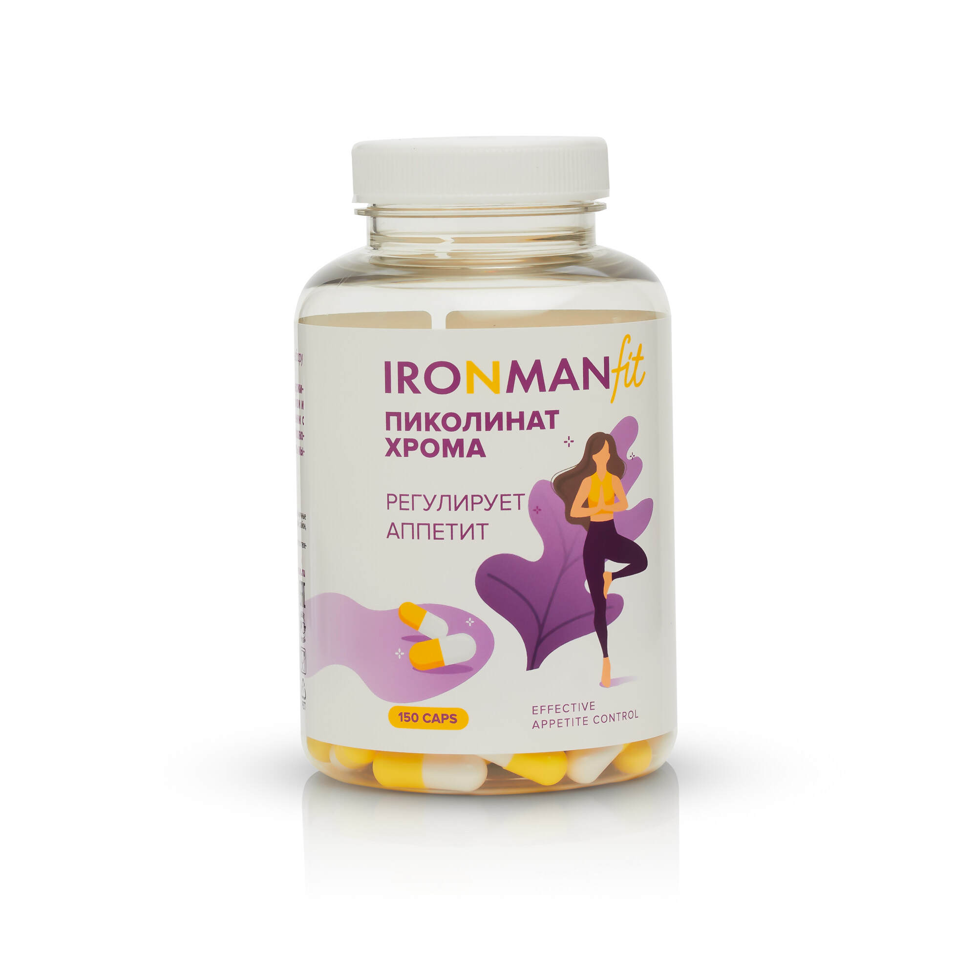 Пиколинат хрома Ironman Chromium Picolinate 400 мг, 150 капсул