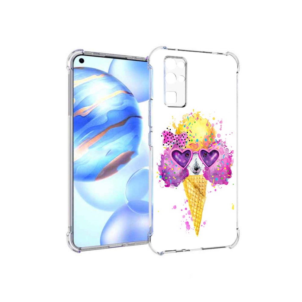 

Чехол MyPads Tocco для Honor 30 Рожок (PT147988.19.146), Прозрачный, Tocco