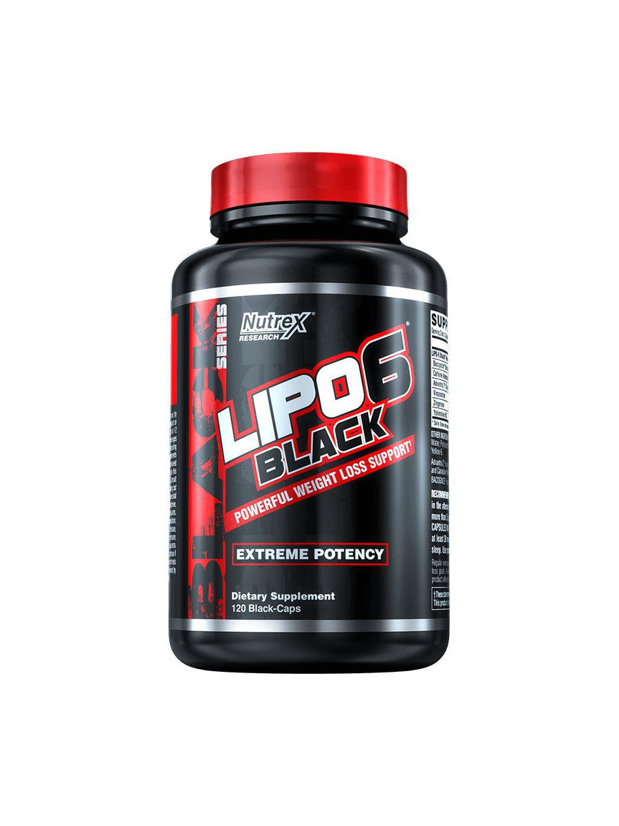 L-Carnitine Nutrex Lipo 6 Black Intl жиросжигатель 120 капсул