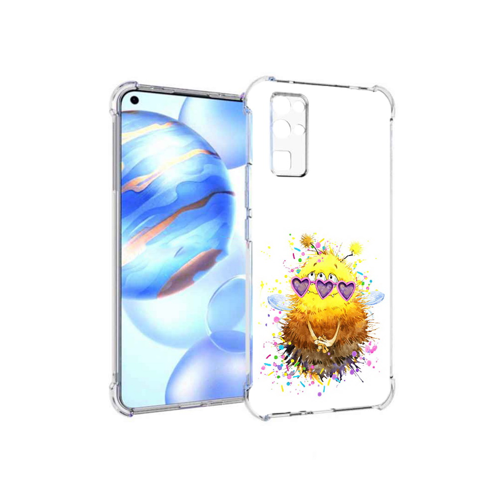 

Чехол MyPads Tocco для Honor 30 Пушитый шмель (PT147988.19.143), Прозрачный, Tocco