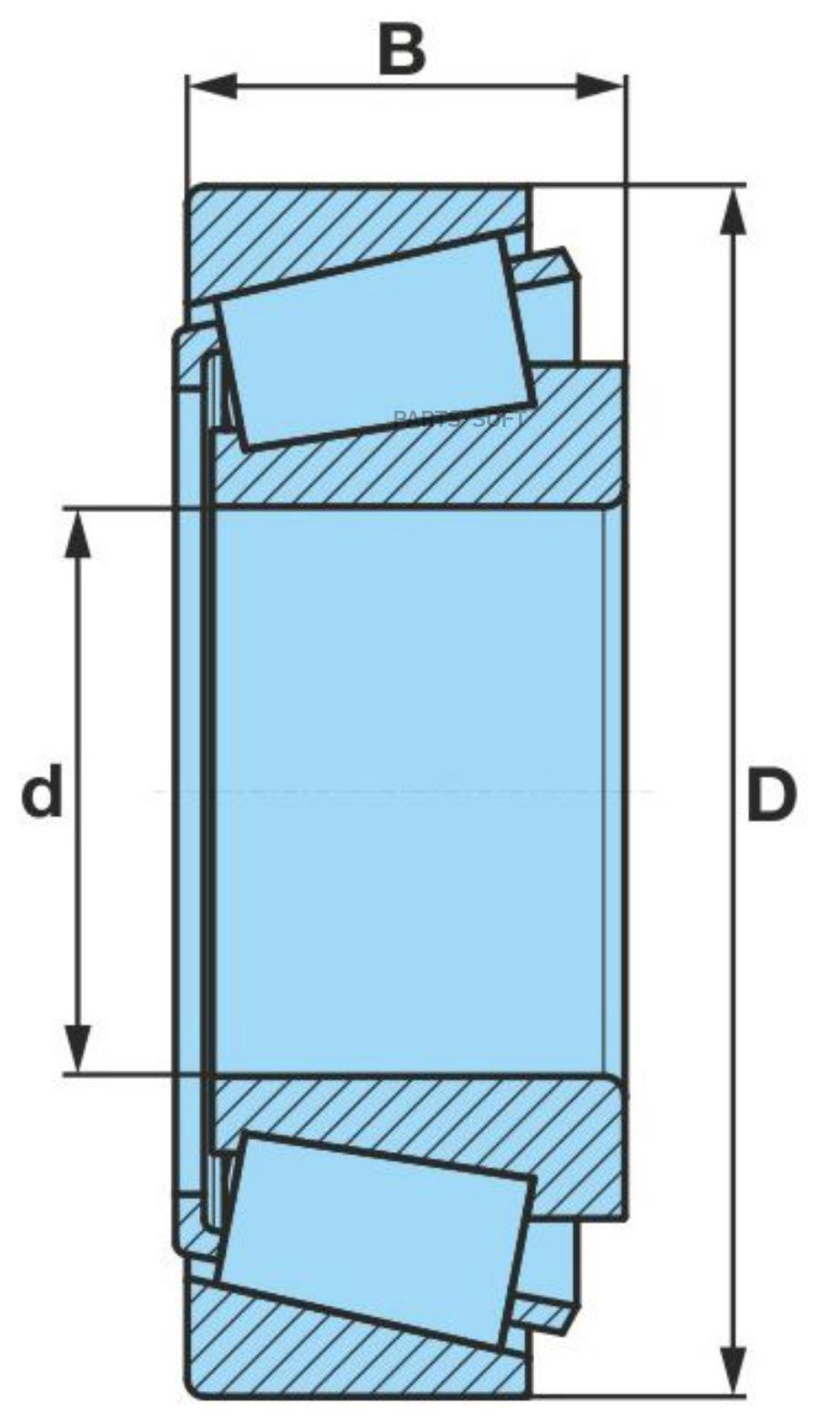 Подшипник ступицы BPW 10-12т,SAF,ROR,GIGANT,SHMITZ