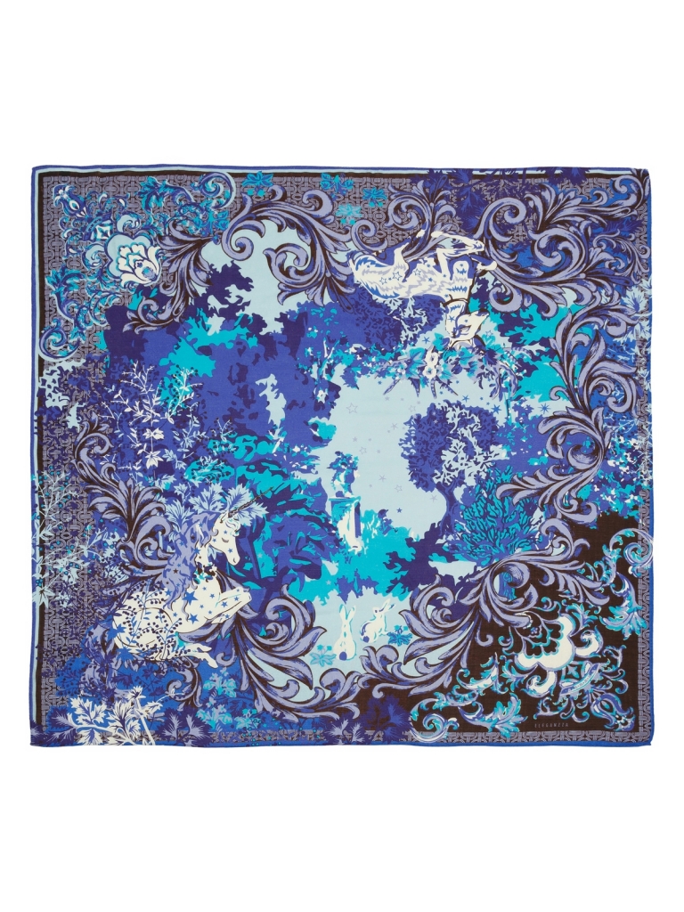 

Платок женский Eleganzza JG43-8416 фиолетовый, 110x110 см, JG43-8416