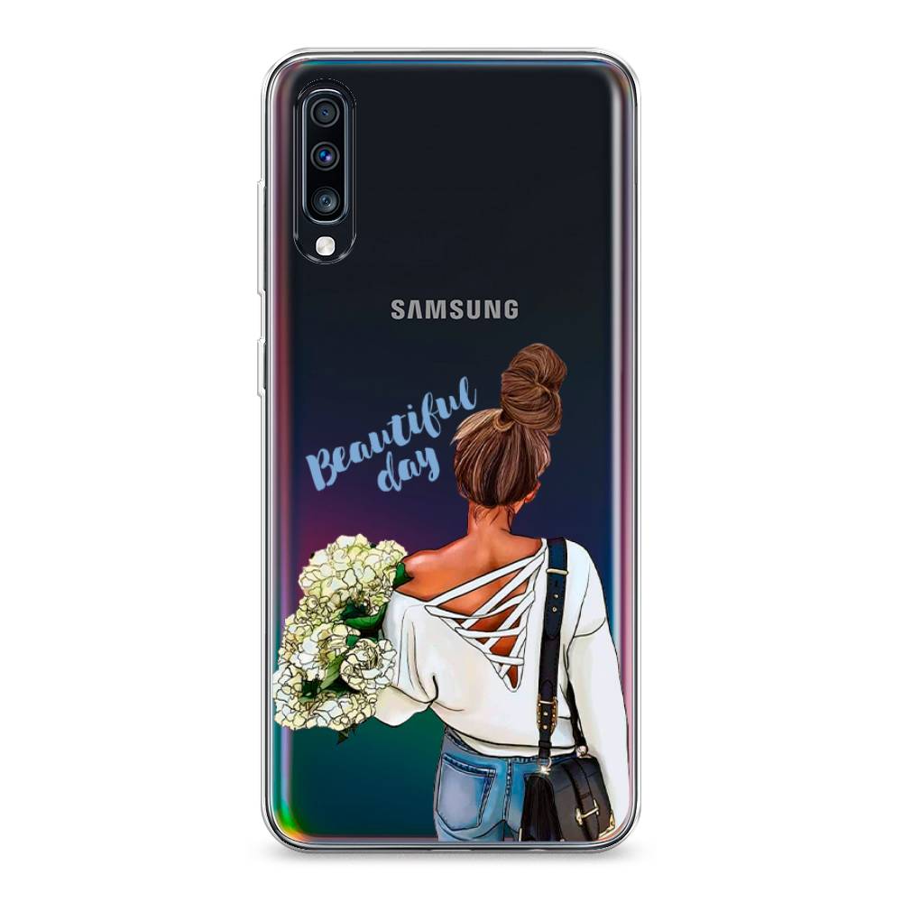 фото Силиконовый чехол "beautiful day vector" на samsung galaxy a70 awog