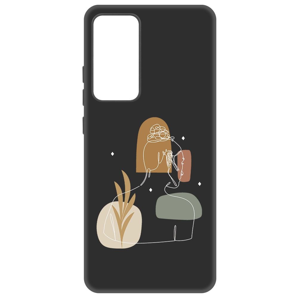 

Чехол-накладка Krutoff Soft Case Таинственность для Xiaomi 12X черный