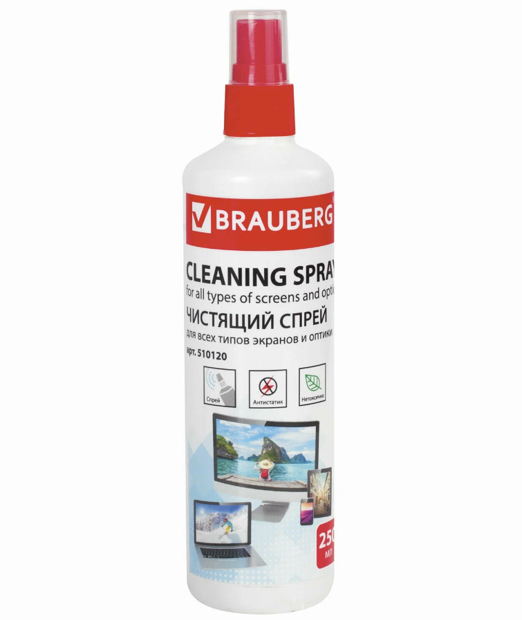 

Спрей для экранов Brauberg CLEANING SPRAY, 6, CLEANING SPRAY