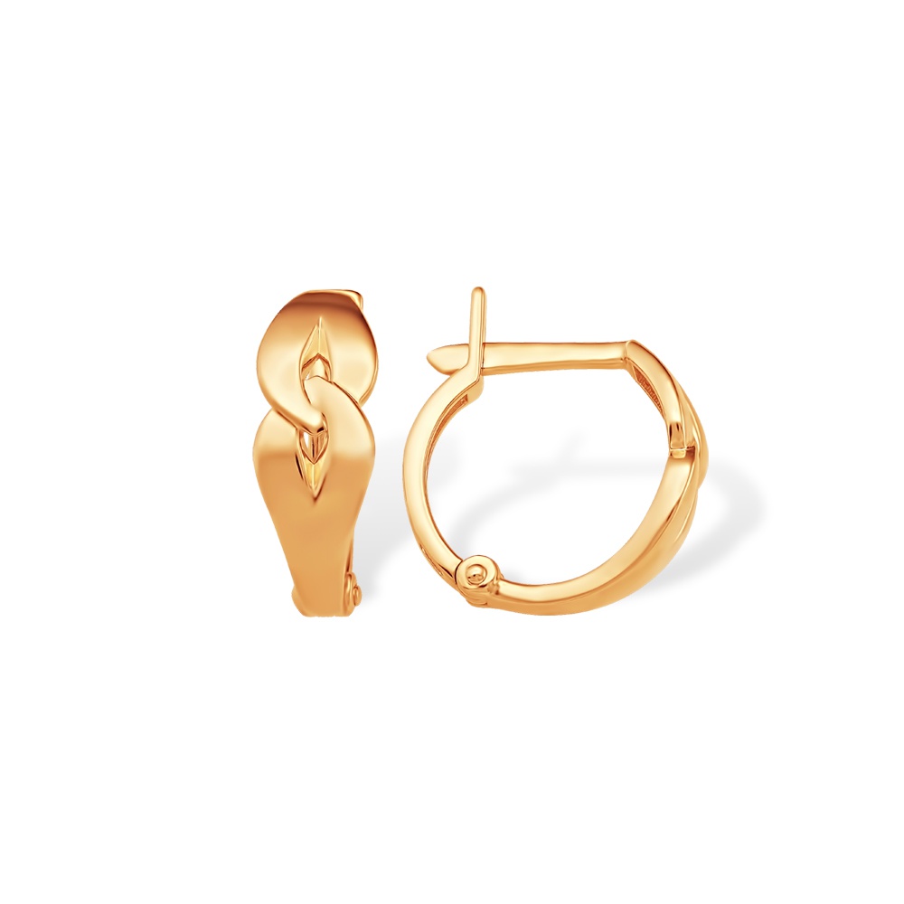 

Серьги конго из красного золота 585Gold 402004352, 402004352