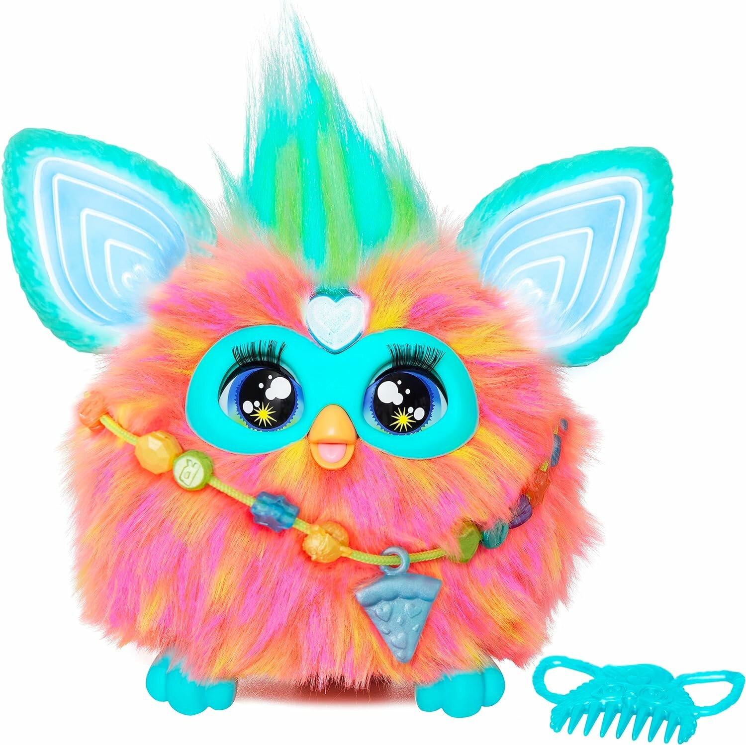 Интерактивная мягкая игрушка Hasbro Furby коралловый с управлением голосом