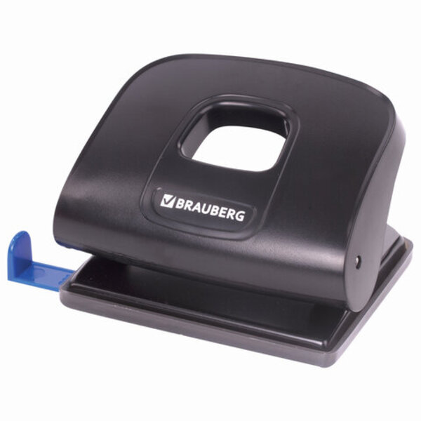 

Дырокол BRAUBERG Super, до 20 листов, черный 2 шт