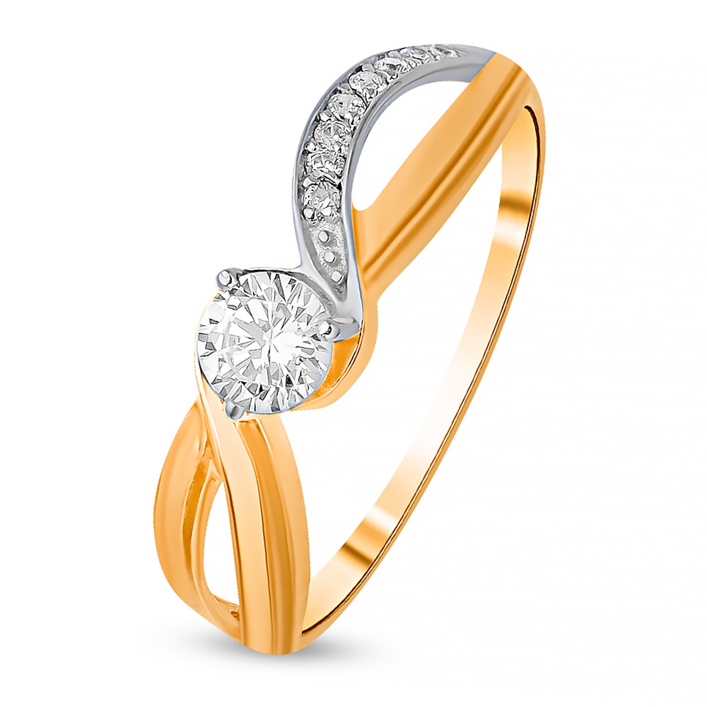 

Кольцо помолвочное из красного золота с фианитом р.  585Gold 301011544, 301011544