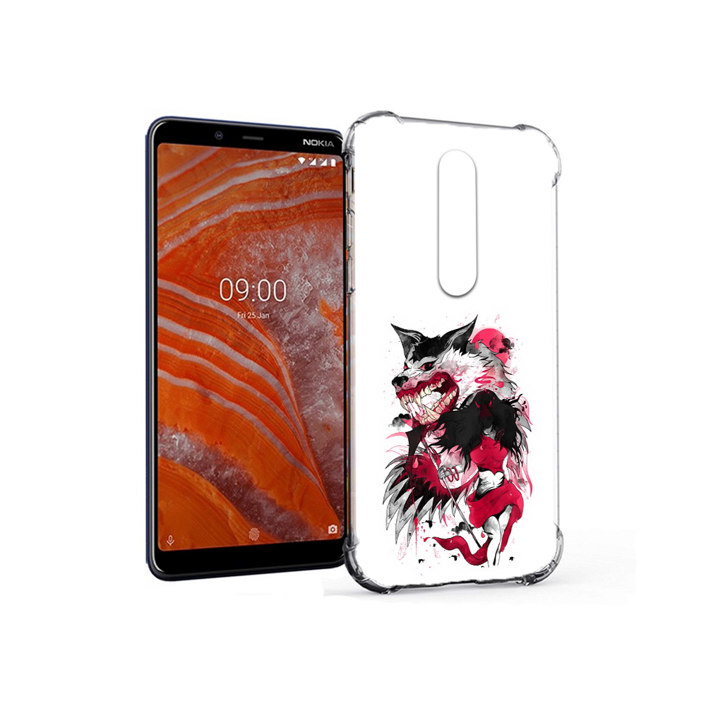 

Чехол MyPads Tocco для Nokia 3.1 Plus красная шапочка (PT121397.96.410), Прозрачный, Tocco