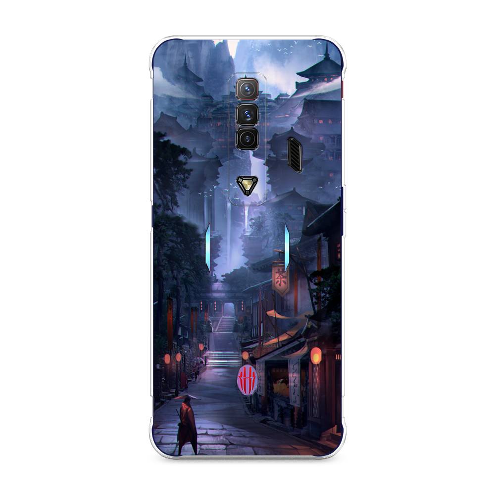 

Чехол Awog на ZTE Nubia Red Magic 7 / ЗТЕ Нубиа Ред Мэджик 7 "Одинокий самурай", Разноцветный, 135950-10
