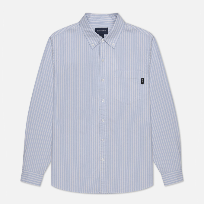 

Мужская рубашка thisisneverthat Striped Oxford голубой, Размер S, Striped Oxford