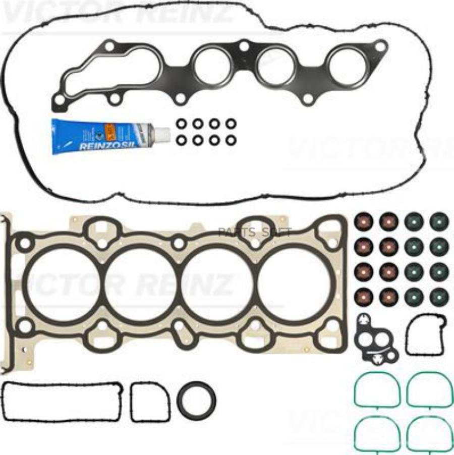 

02-35435-02_к-кт прокладок ДВС верхний! пластик. крышка Ford Focus/Mondeo 2.0 00>